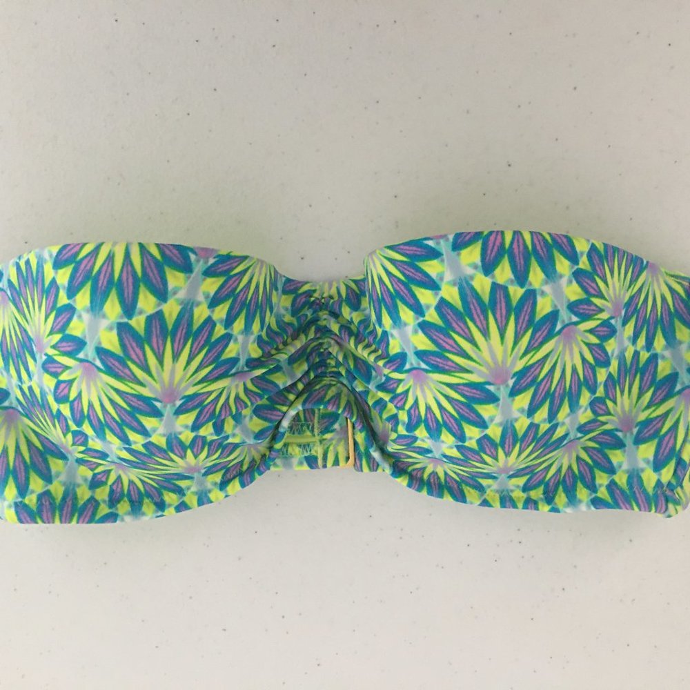 Victoria's Secret Swim Top Bikini Bra Green 32 C